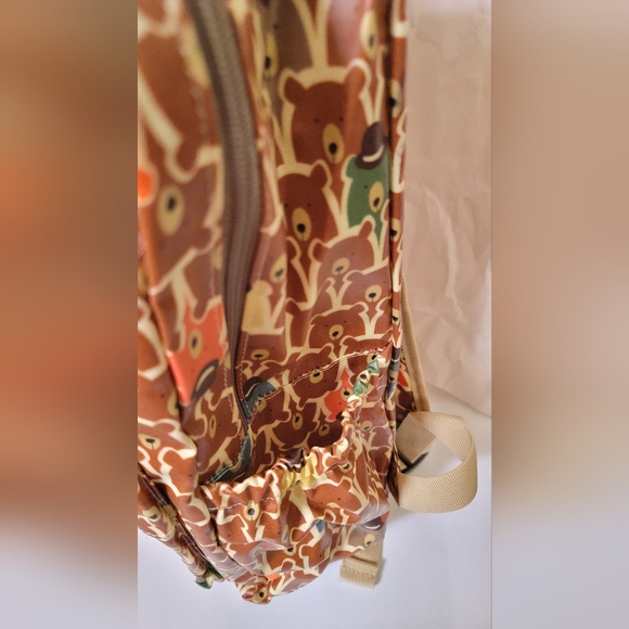 NEW Top Handled Waterproof Vinyl Print Backpack - Picture 12 of 13